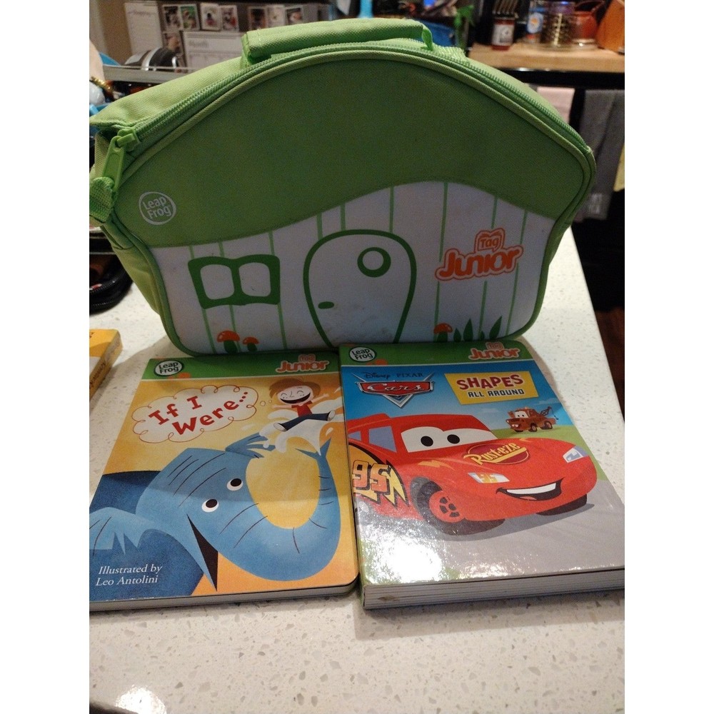 Leap frog Junior tag bundle you get 2 books and a little carrying case